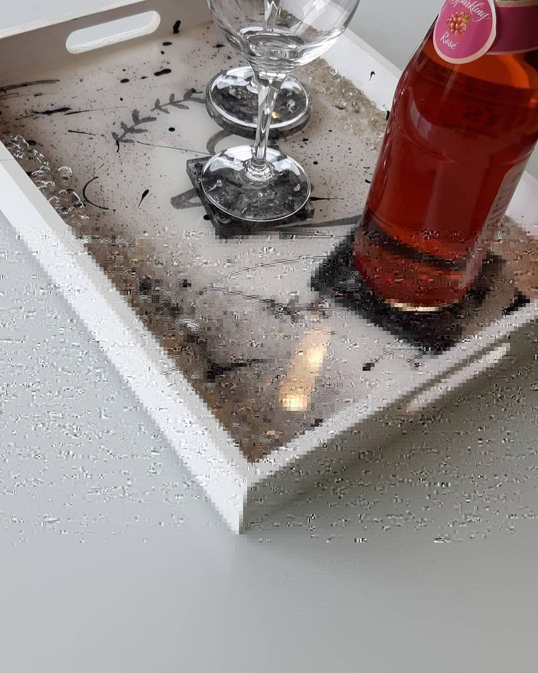 Custom Serving Trays with Coasters